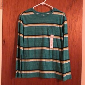 Cat & Jack L Green Shirt NWT